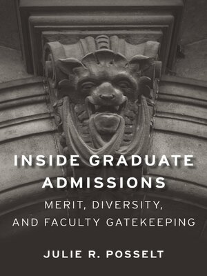 cover image of Inside Graduate Admissions